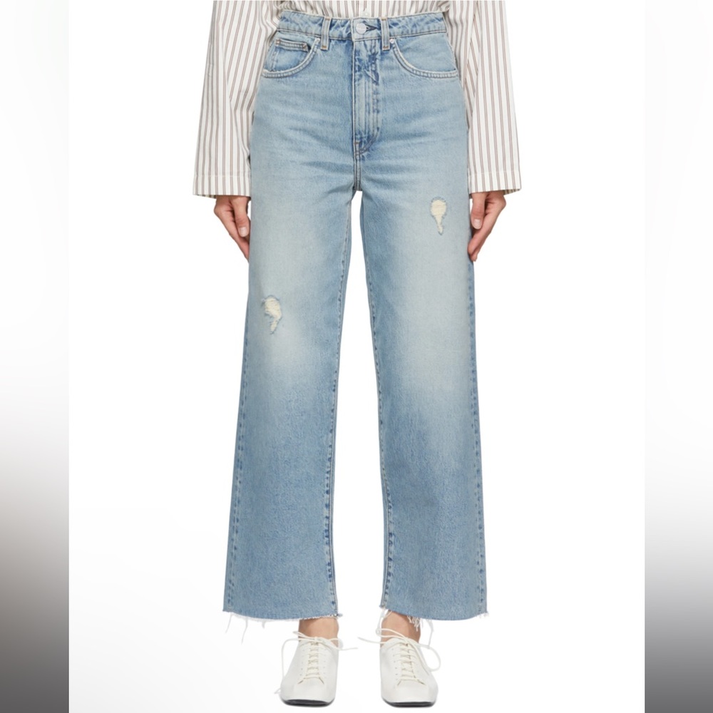 Toteme flare fit denim jeans